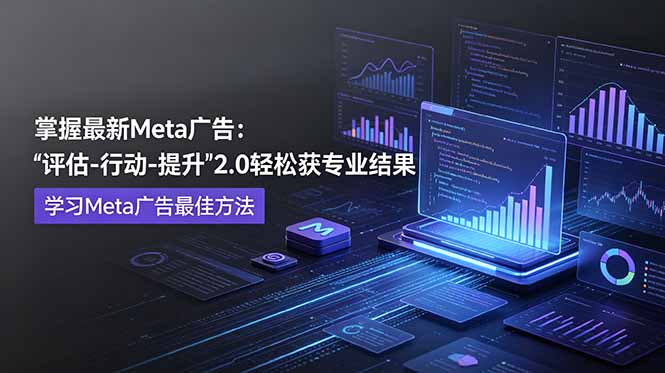 掌握最新的Meta广告，通过“评估-行动-提升”2.0版本轻松获得专业级结果。学习目前学习Meta广告的最佳方法-heixxmi