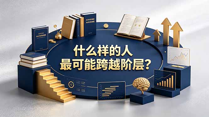 付费文章：什么样的人最可能跨越阶层？具备这五种特质，普通人也能顺利跨越阶层-heixxmi