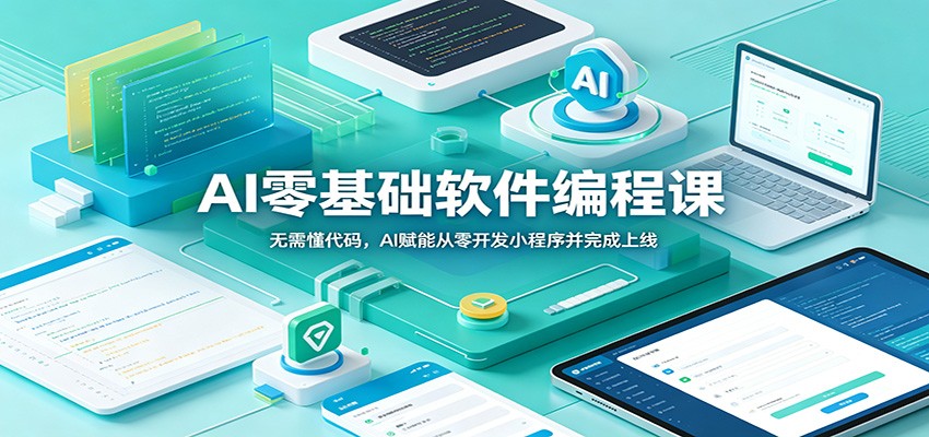 AI零基础软件编程课：无需懂代码，AI赋能从零开发小程序并完成上线-heixxmi