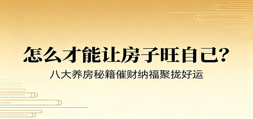 付费文章《怎么才能让房子旺自己？》八大养房秘籍催财纳福聚拢好运-heixxmi