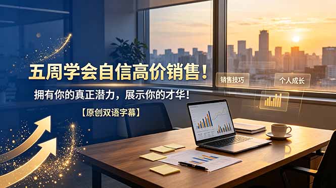 五周学会自信高价销售！拥有你的真正潜力，展示你的才华！【原创双语字幕】-heixxmi