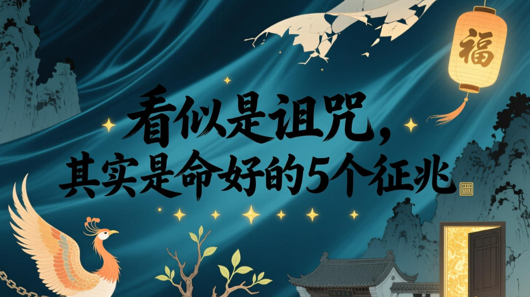 付费文章：看似是诅咒，其实是命好的5个征兆-heixxmi