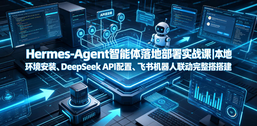 Hermes-Agent智能体落地部署实战课｜本地环境安装、DeepSeek API配置、飞书机器人联动完整搭建教程-heixxmi
