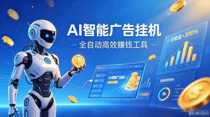 AI智能广告挂G，在家自动賺收益，全程无需人工操作、不用直播、不用拉人【揭秘】-heixxmi