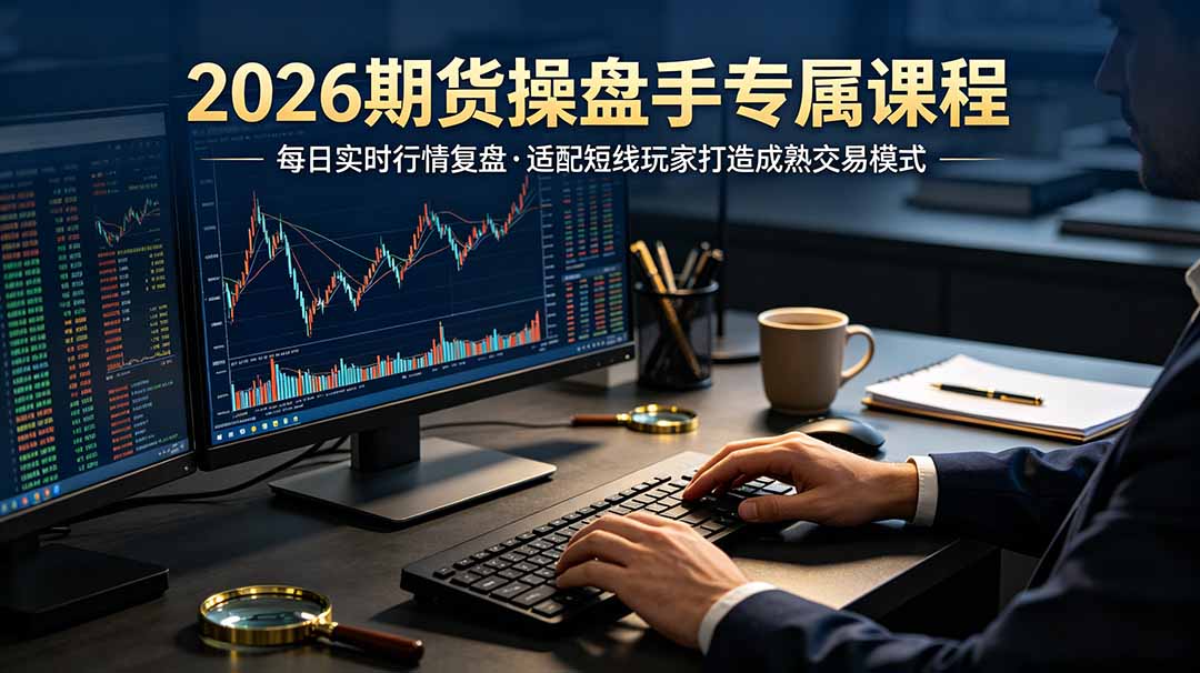 2026期货操盘手专属课程-更新7月11，每日实时行情复盘，适配短线玩家打造成熟交易模式-heixxmi