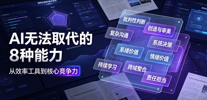 付费文章：AI无法取代的8种能力-heixxmi
