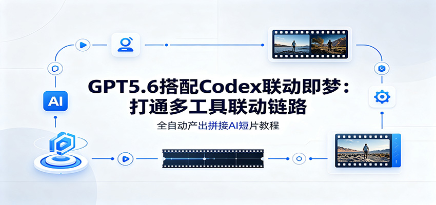GPT5.6搭配Codex联动即梦：打通多工具联动链路，全自动产出拼接AI短片教程-heixxmi