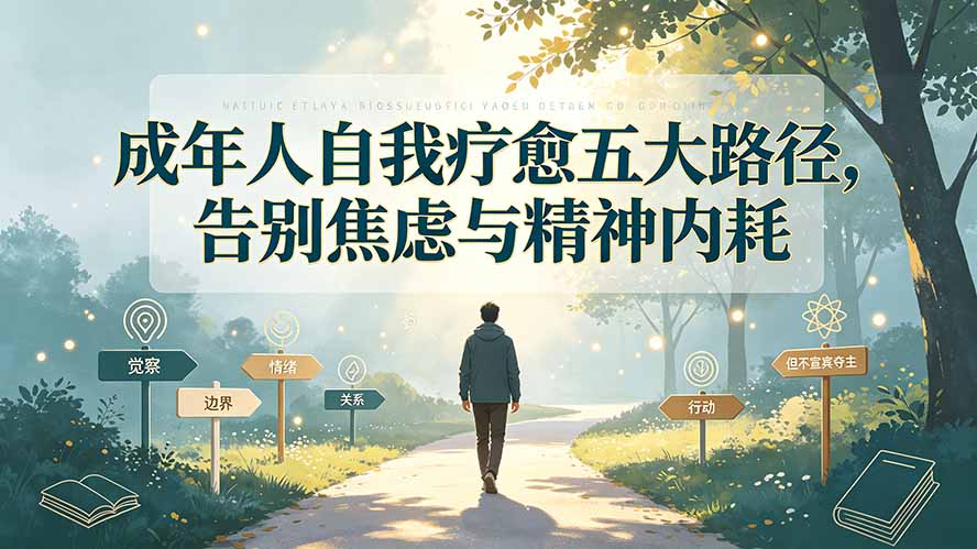 付费文章：成年人自我疗愈五大路径，告别焦虑与精神内耗-heixxmi