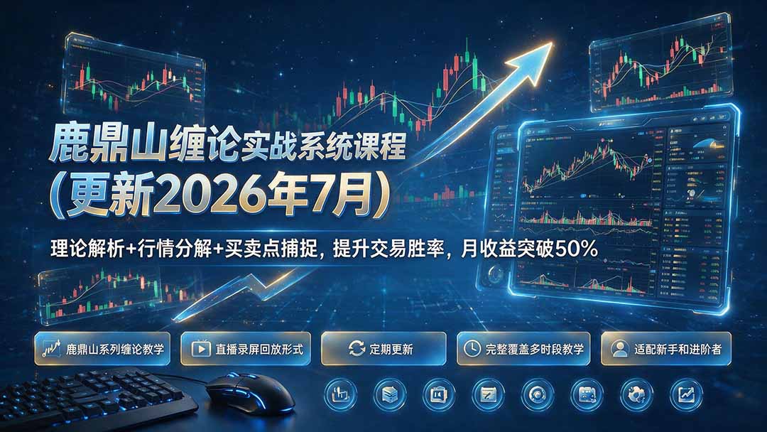 鹿鼎山缠论实战系统课程(更新26年7月-heixxmi
