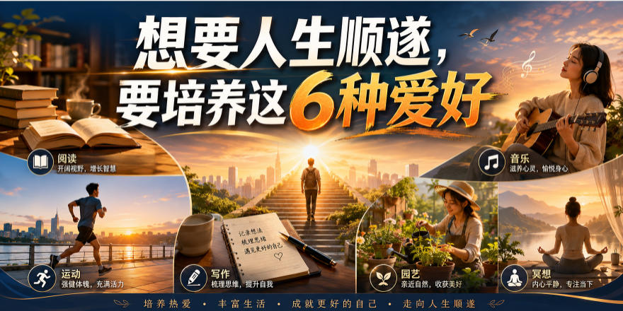 公众号付费文章：想要人生顺遂，要培养这6种爱好-heixxmi