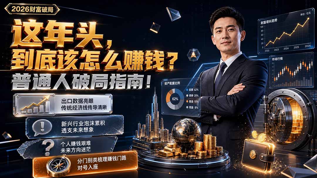 付费文章：这年头，到底该怎么赚钱？普通人破局指南！-heixxmi