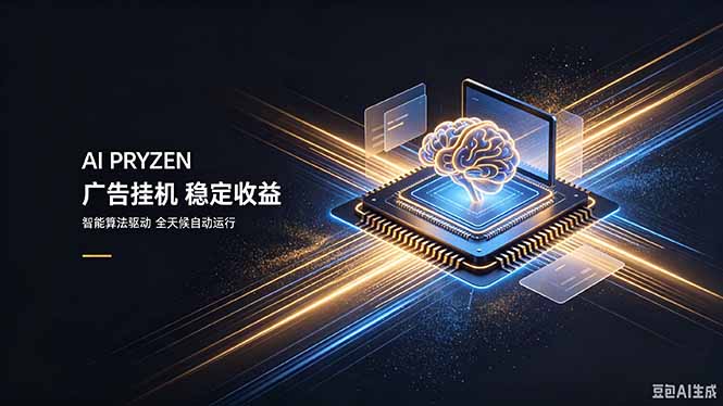 AI Pryzen 广告挂机｜24小时自动跑，日入300-500，新手零门槛-heixxmi