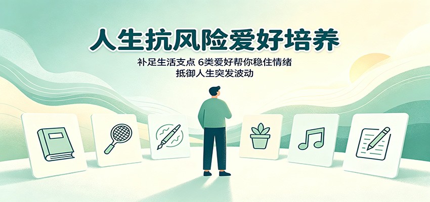 人生抗风险爱好培养：补足生活支点，6类爱好帮你稳住情绪，抵御人生突发波动-heixxmi
