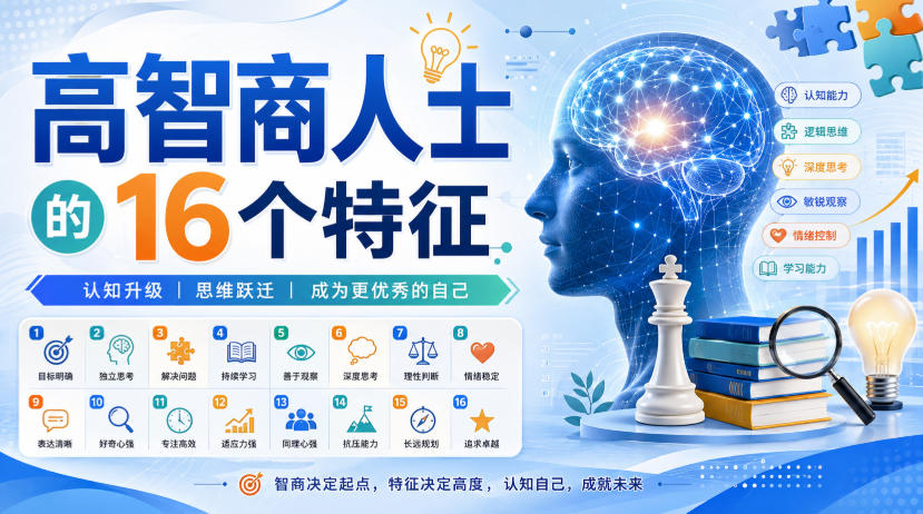 付费文章：高智商人士的16个特征-heixxmi