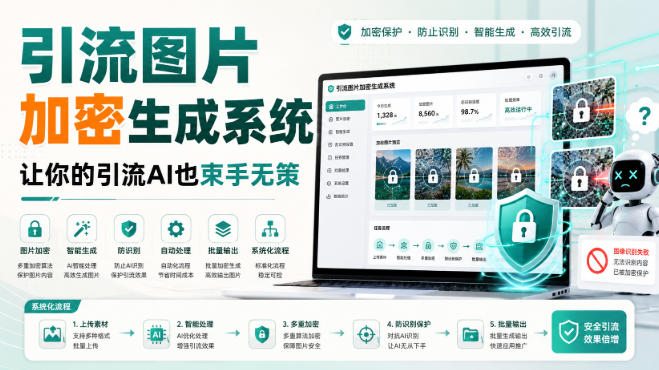 引流图片加密生成系统，让你的引流AI也束手无策-heixxmi