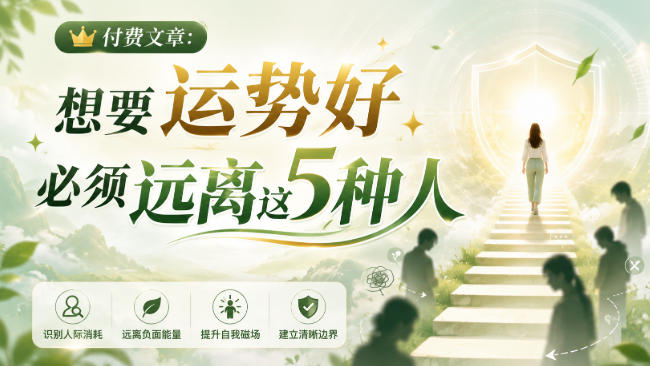 付费文章：想要运势好，必须远离这5种人-heixxmi