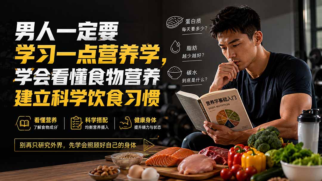 付费文章：男人一定要学习一点营养学，学会看懂食物营养建立科学饮食习惯-heixxmi