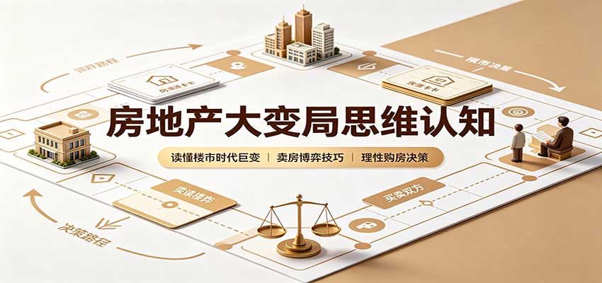 房地产大变局思维认知：读懂楼市时代巨变，卖房博弈技巧，理性购房决策-heixxmi