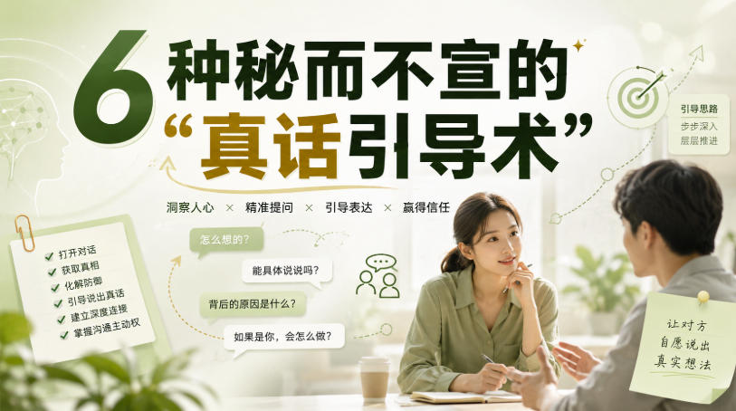 付费文章：6种秘而不宣的“真话引导术”-heixxmi