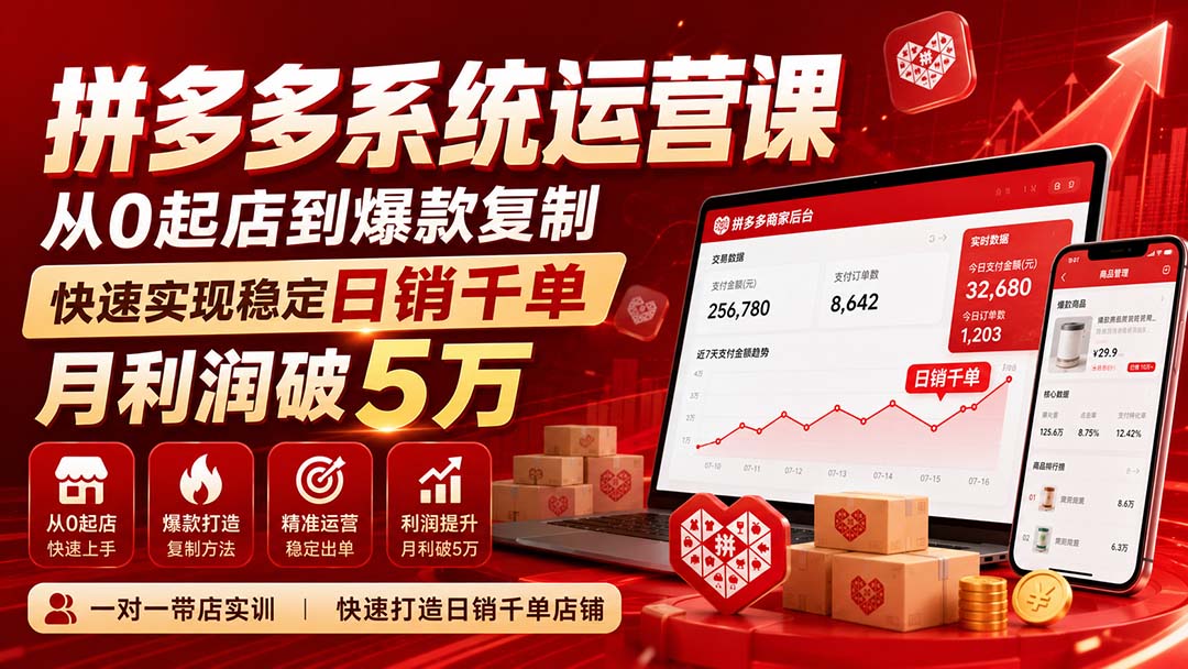 图片[1]-拼多多系统运营课(更新8月-heixxmi