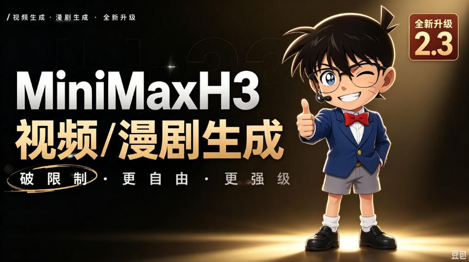 【MiniMaxH3一键懒人整合包】AI视频/漫剧生成工具，支持30_40_50显卡，ComfyUI整合包安装部署！最低8g显存也能跑！-heixxmi