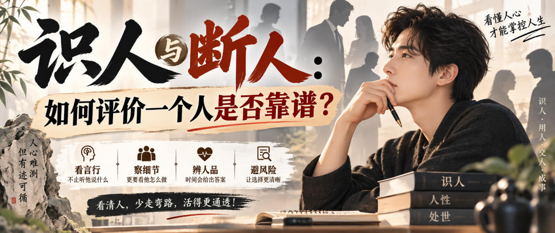 付费文章：识人与断人：如何评价一个人是否靠谱？-heixxmi