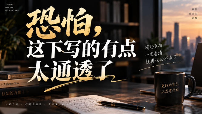 灏泽叔最新付费文章：恐怕，这下写的有点太通透了-heixxmi