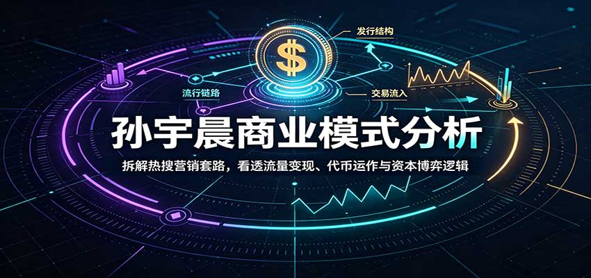 孙宇晨商业模式分析：拆解热搜营销套路，看透流量变现、代币运作与资本博弈逻辑-heixxmi