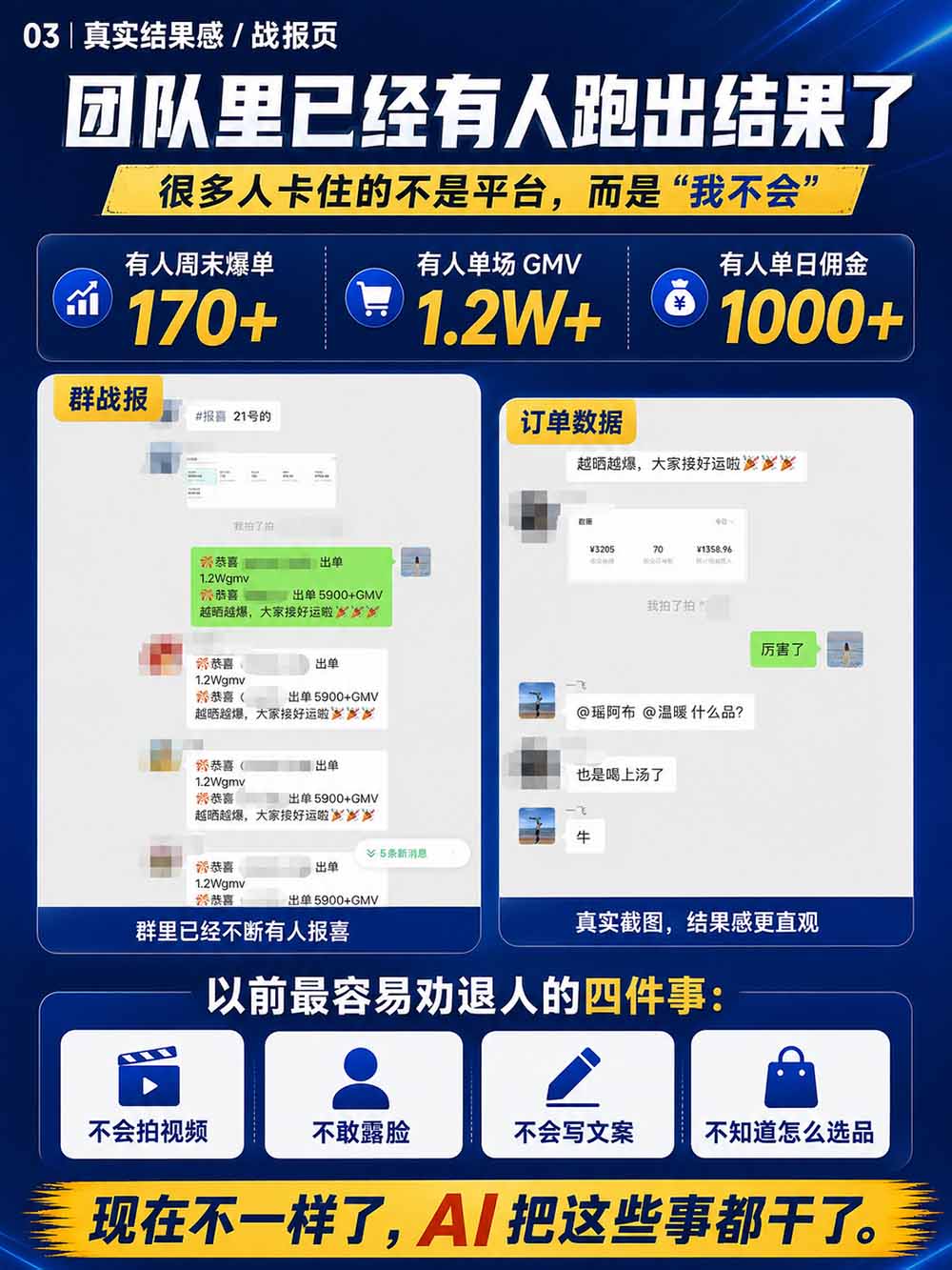 图片[5]-2026视频号AI爆品带货训练营-9月开课｜不露脸不直播，AI做视频发视频号，有人下单，你赚佣金，轻松单日佣金1000+-heixxmi