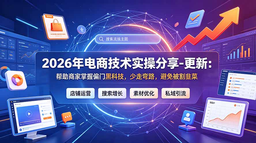 2026年电商技术实操分享-更新9月：帮助商家掌握偏门黑科技，少走弯路，避免被割韭菜-heixxmi