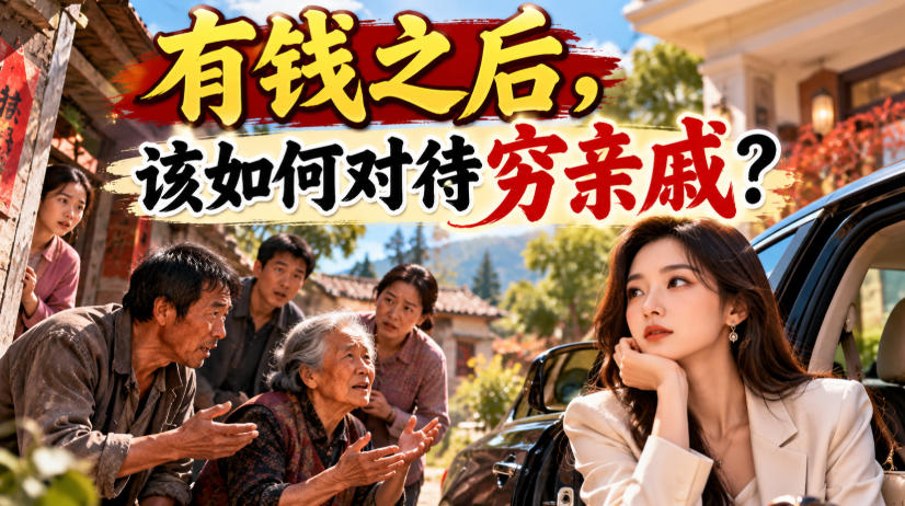 某公众号付费文章：有钱之后，该如何对待穷亲戚？-heixxmi