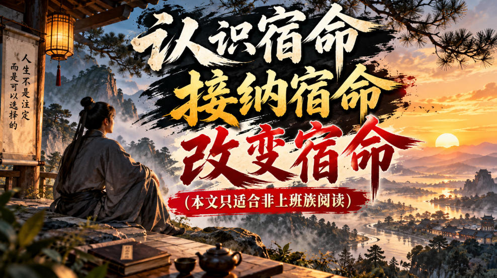某公众号付费文章：认识宿命，接纳宿命，改变宿命(本文只适合非上班族阅读)-heixxmi