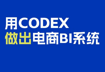 电商108将·用Codex做出电商BI系统-heixxmi