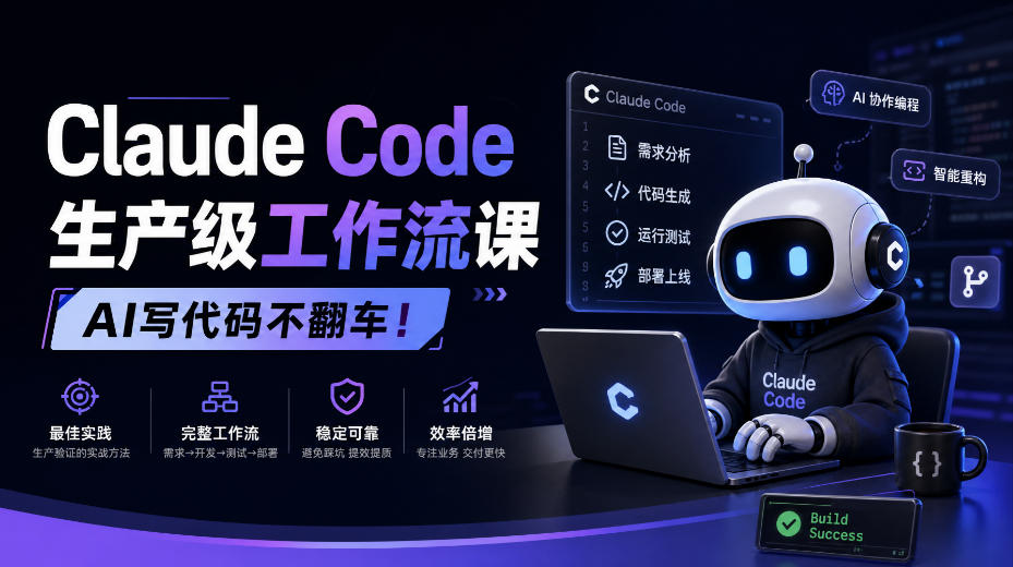 Claude Code生产级工作流课，AI写代码不翻车！【原创双语字幕】-heixxmi