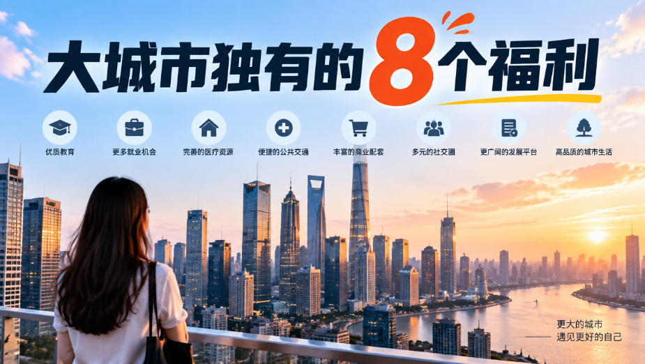某公众号付费文章：大城市独有的8个福利-heixxmi