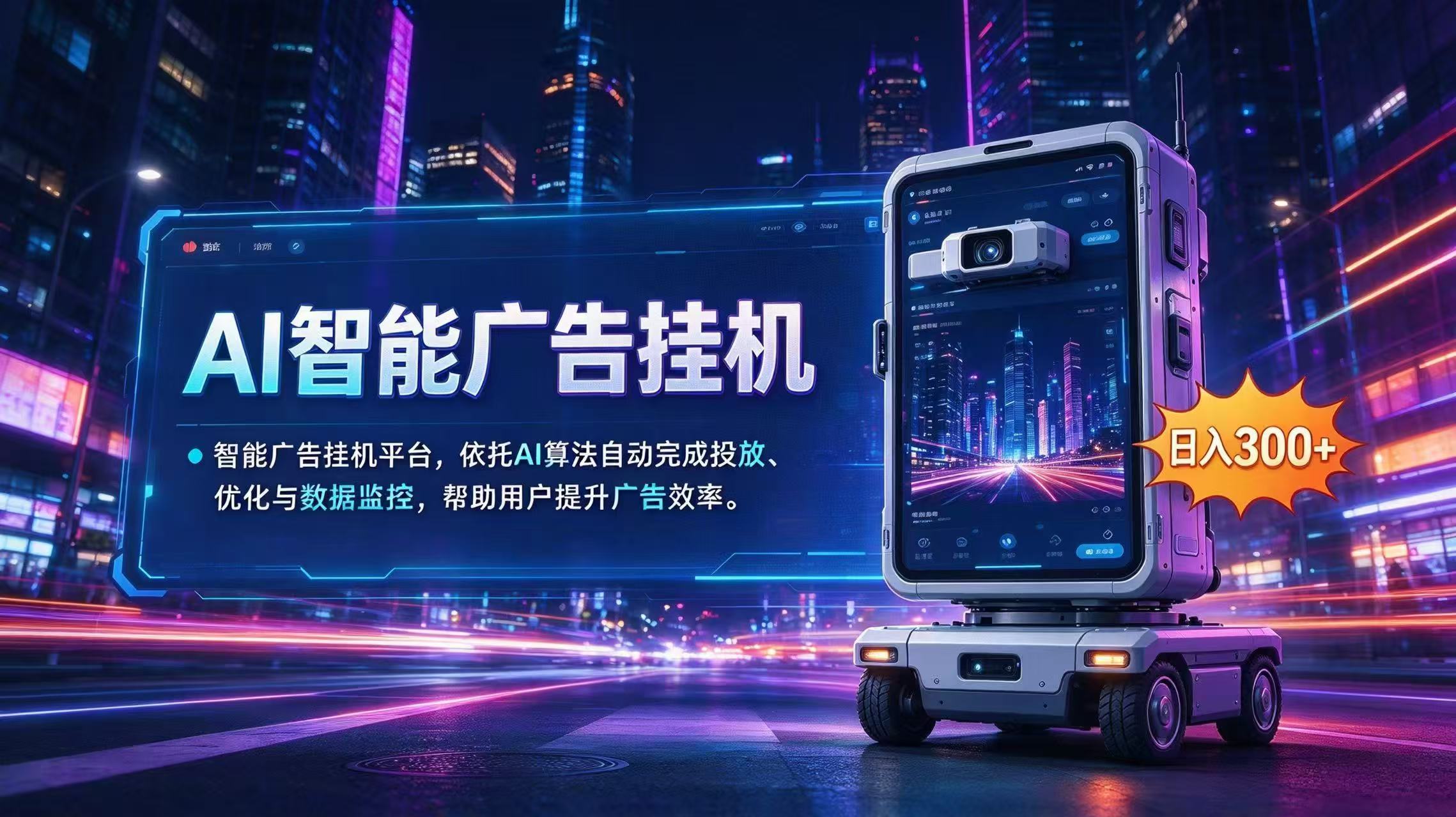 AI 智能广告挂机｜AI 自动运行，轻松托管广告任务-heixxmi