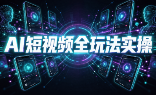 AI短视频全玩法实操(剪辑+带货+数字人+漫剧+短剧)-heixxmi