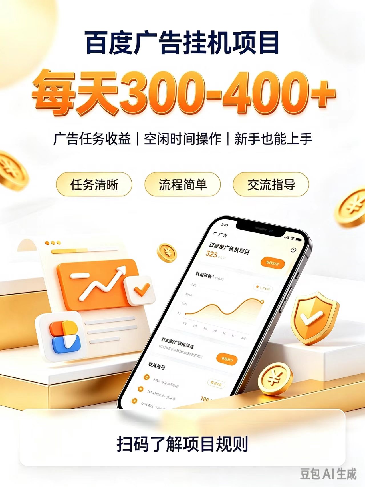 广告挂机0门槛副业，日赚300-400，躺赚稳定风口项目-heixxmi