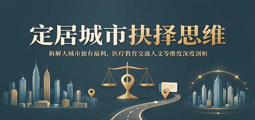 定居城市抉择思维：拆解大城市独有福利，医疗教育交通人文等维度深度剖析-heixxmi